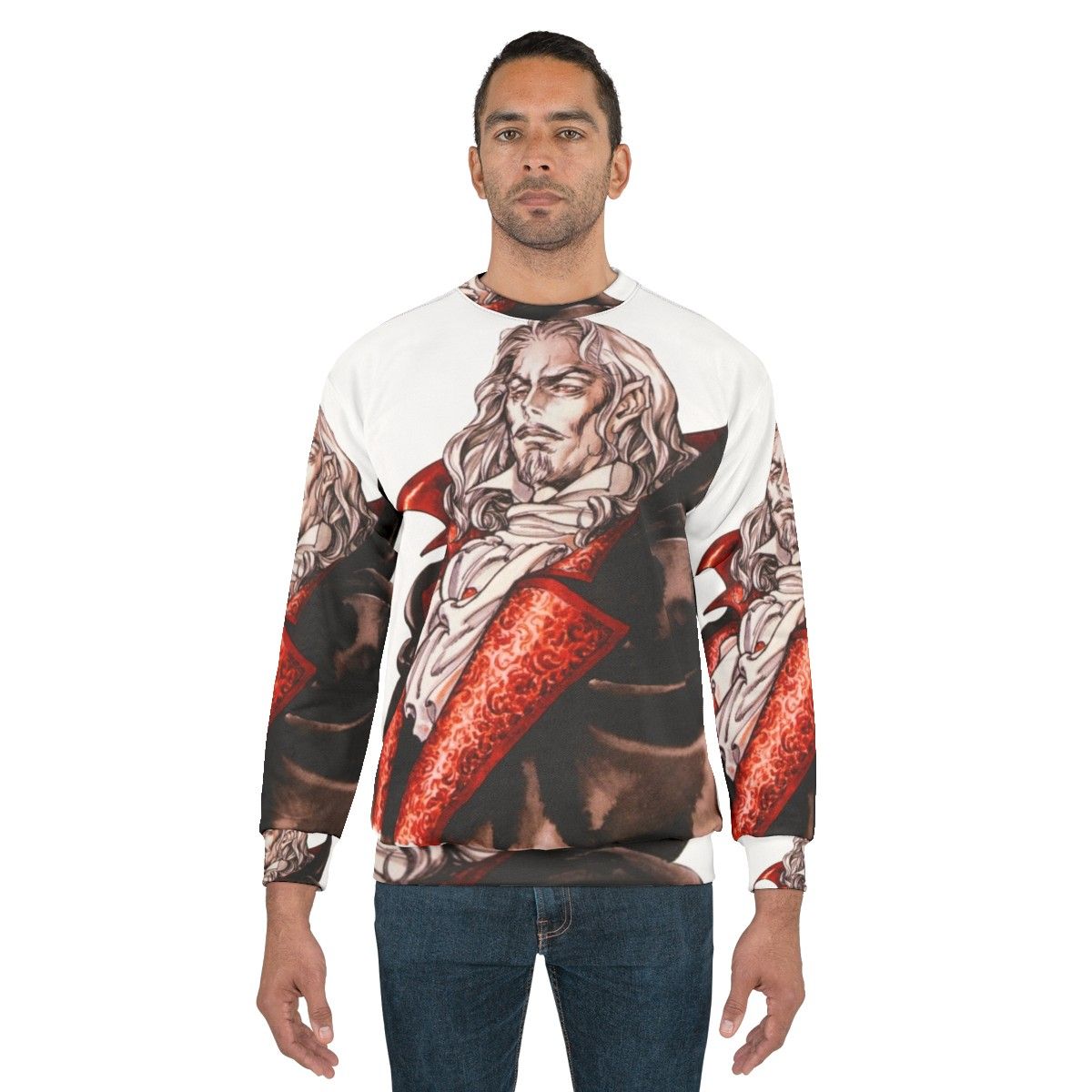 Dracula Hector Chibi Gothic Inspired Sweatshirt - men