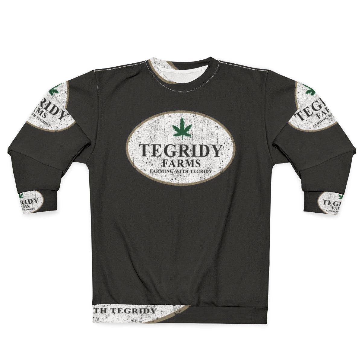 Tegridy Farms Farming With Tegridy Sweatshirt featuring South Park characters