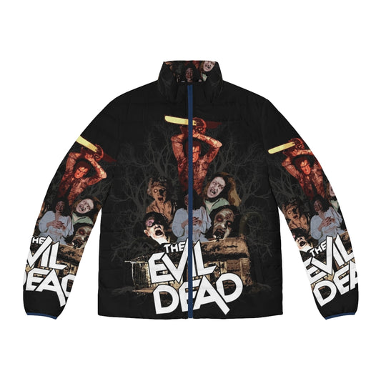 The Evil Dead Puffer Jacket featuring Ash Williams and Deadites