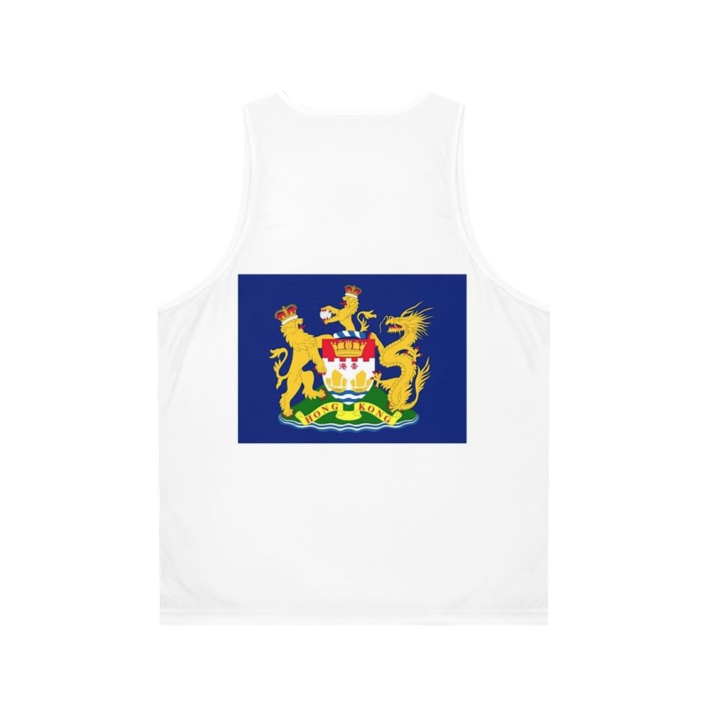 Hong Kong Autonomy Movement Flag on Unisex Tank Top - Back