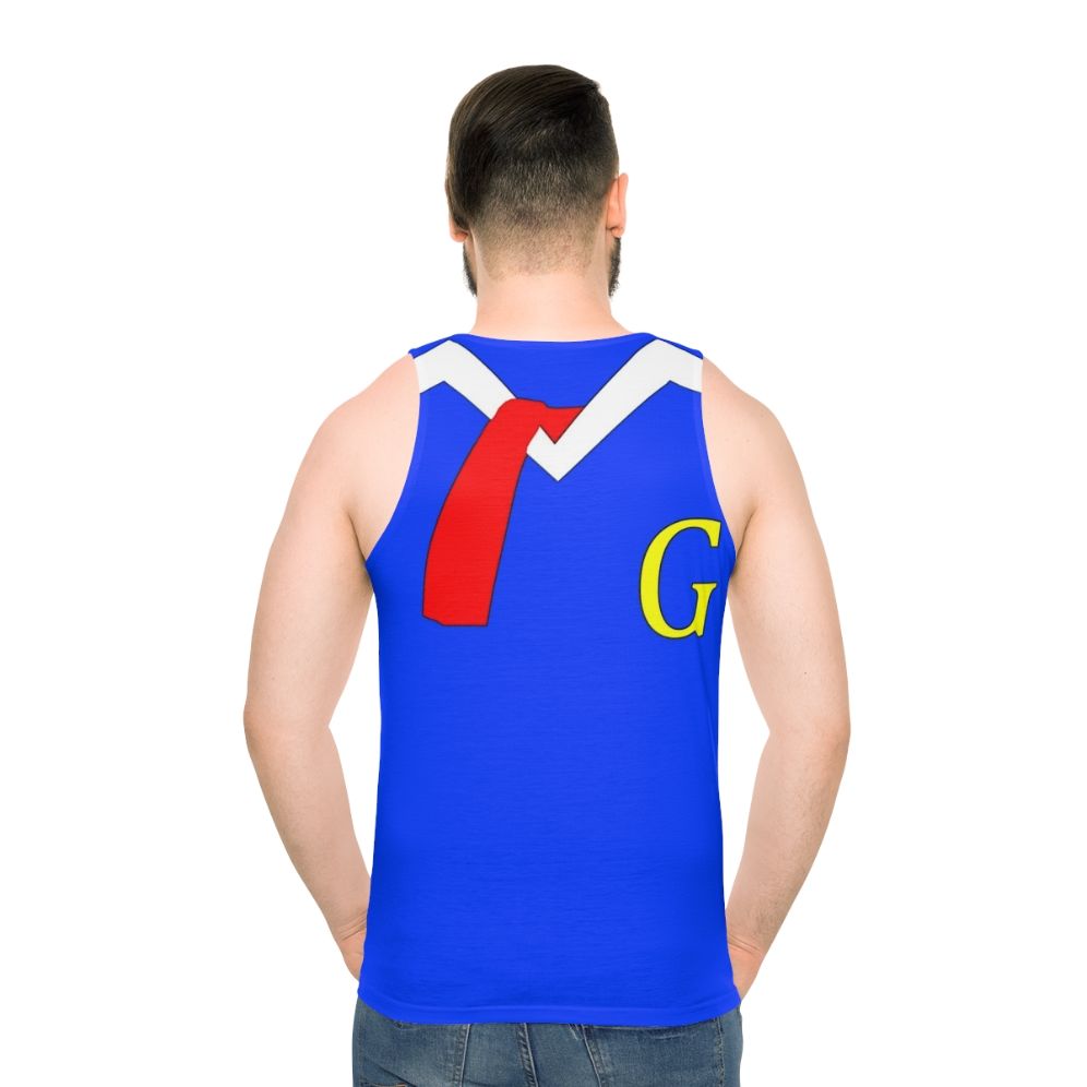 Unisex Speed Racer Anime Inspired Tank Top - men back