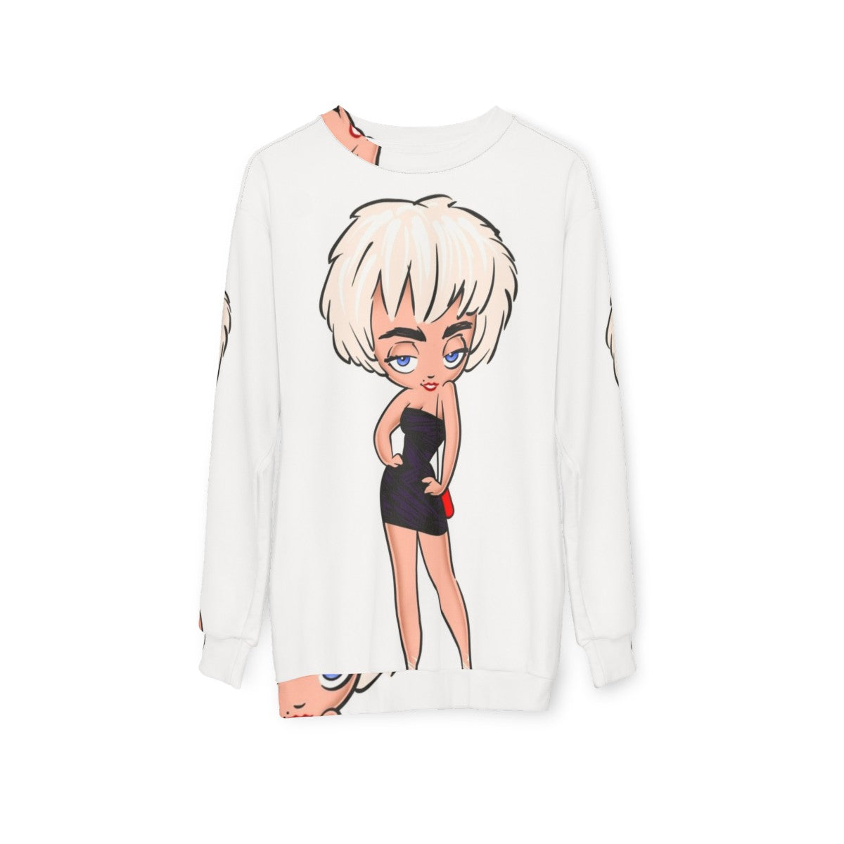 Madonna "Who's That Girl" Nikki Finn Graphic Sweatshirt - hanging