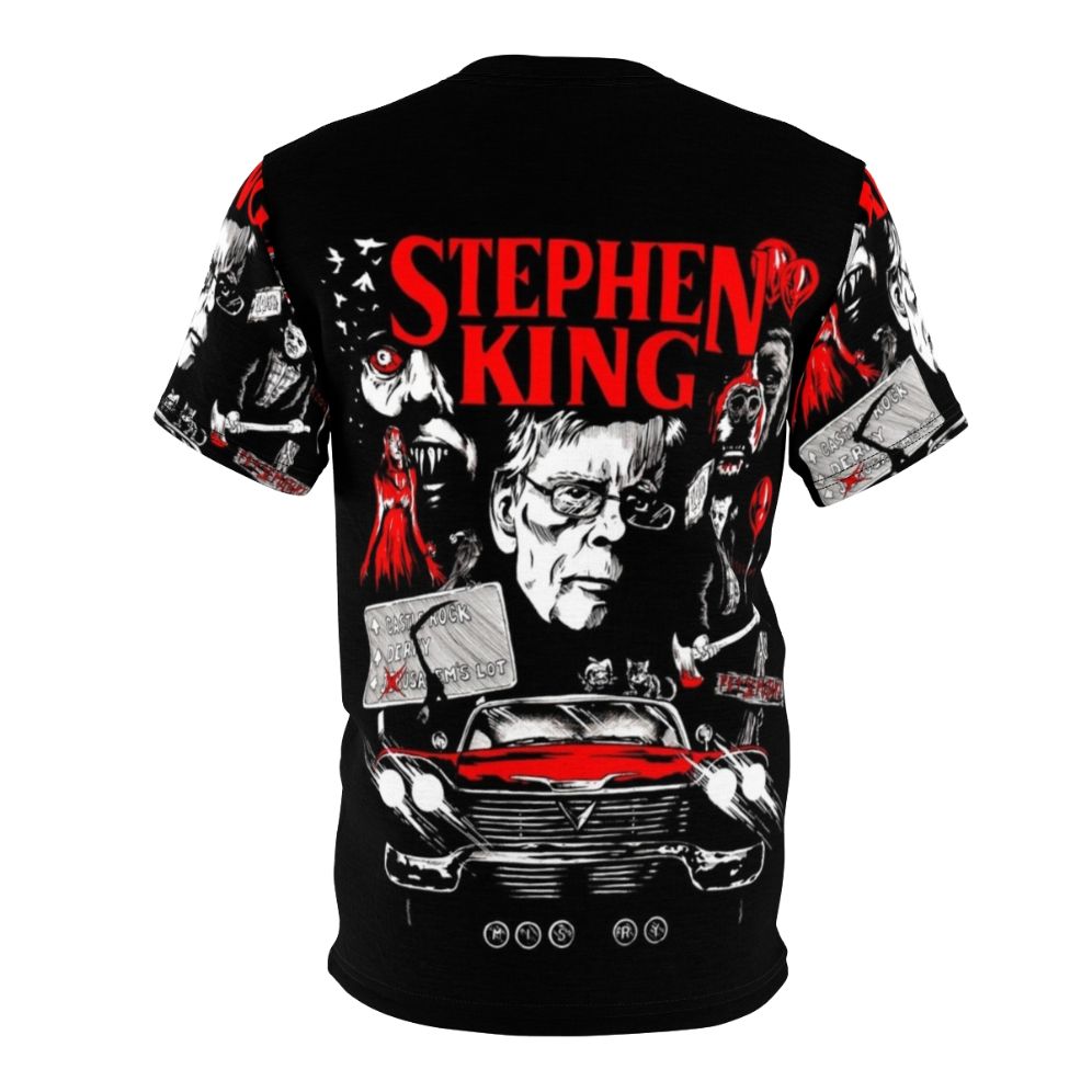 Spooktacular Stephen King Inspired T-Shirt - Horror Fan Art - Back