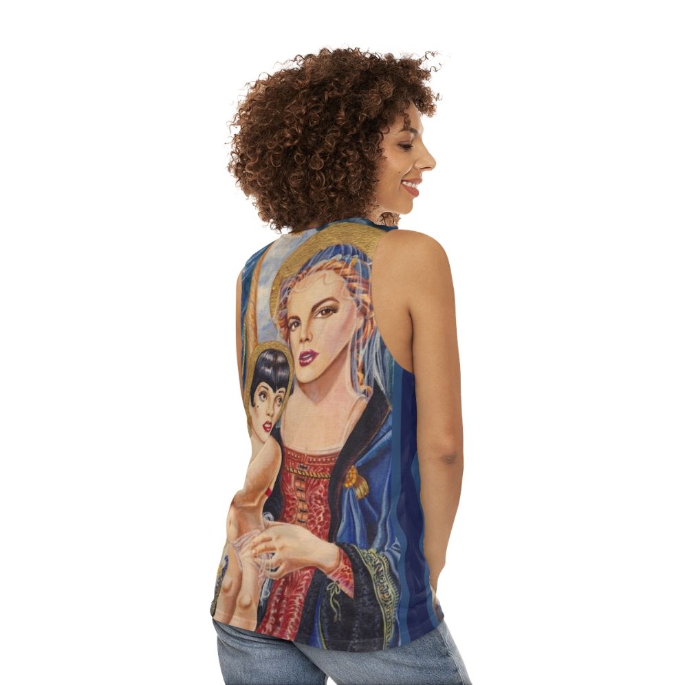 Judy Garland and Liza Minnelli Unisex Tank Top - women back