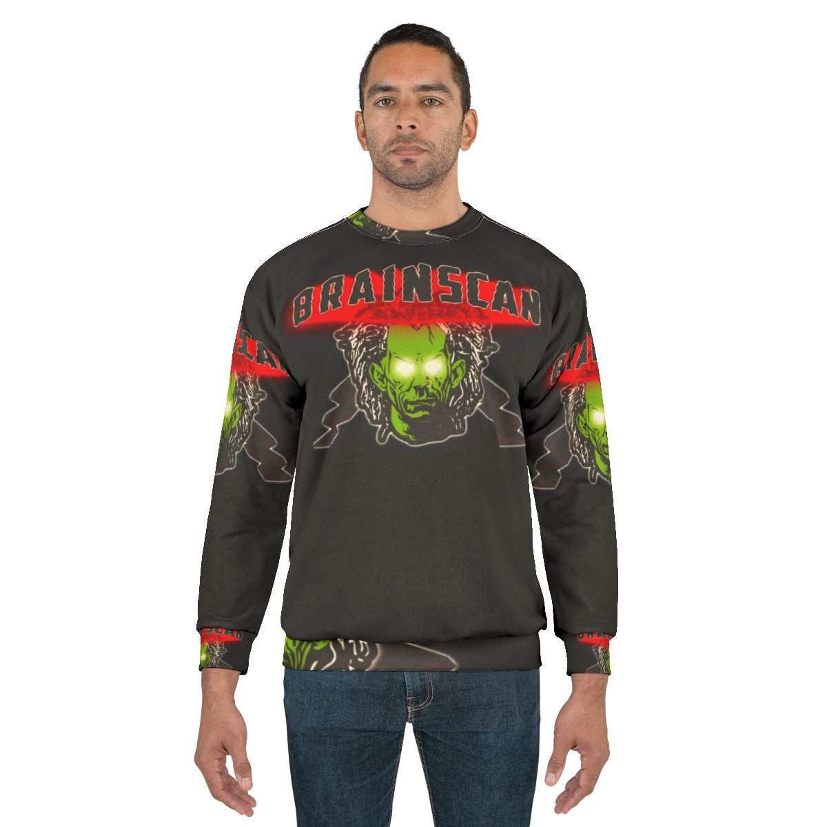 Brainscan horror movie cult classic sweatshirt - men