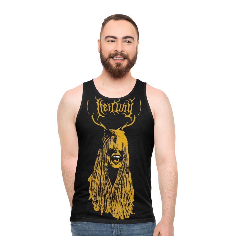 Tribal inspired Maria from Heilung unisex tank top - men