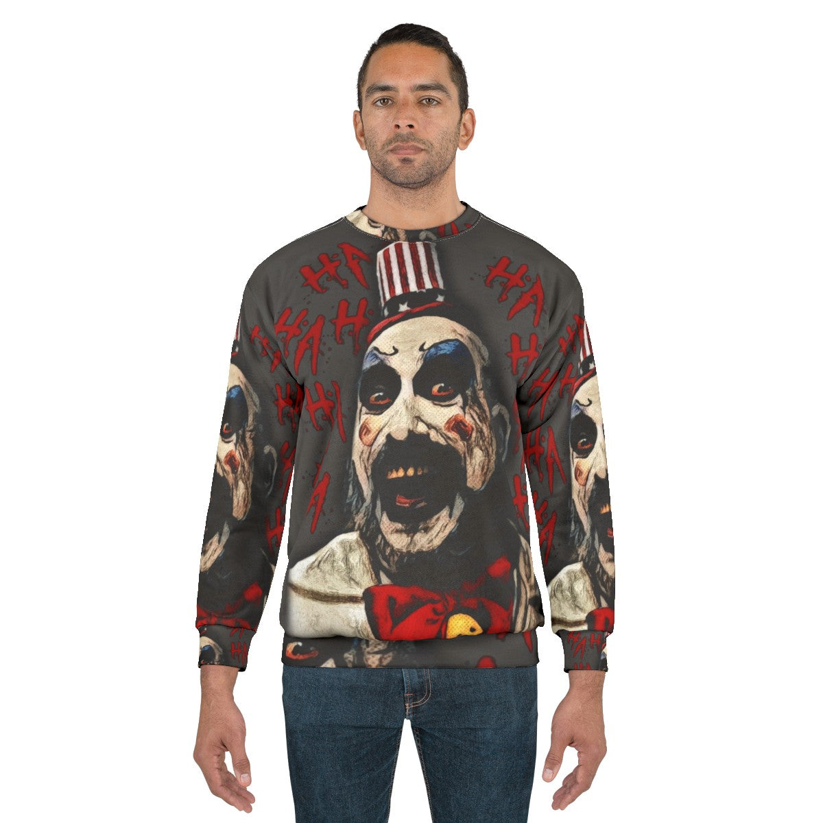 Captain Spaulding Horror Movie Themed Sweatshirt - men