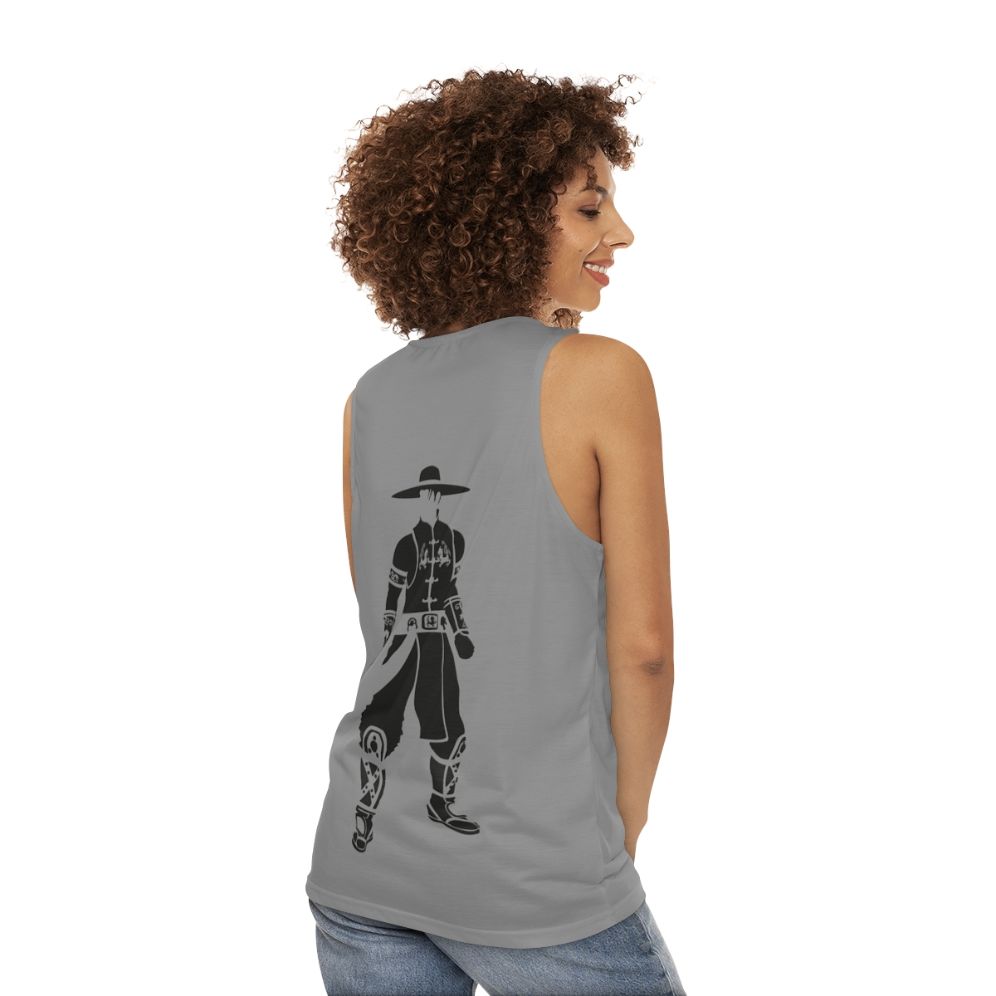 Unisex martial arts champion warrior tank top - women back