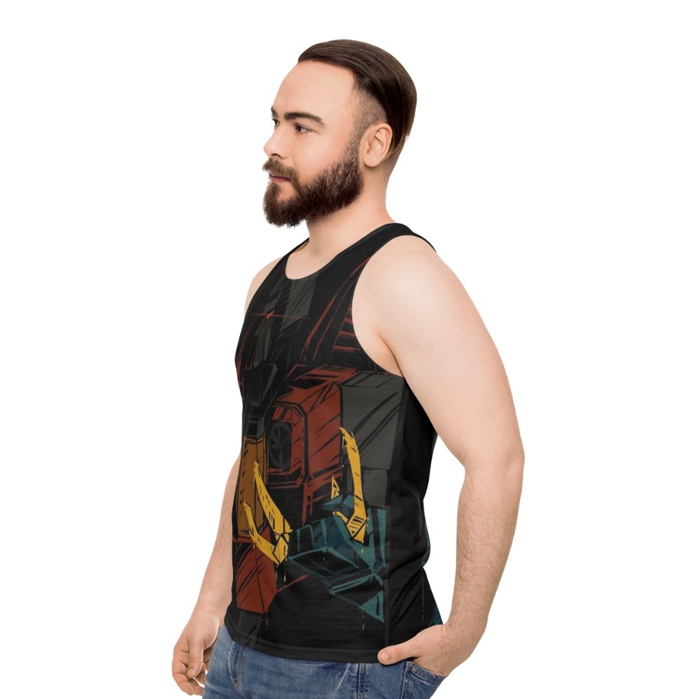 Transformers Starscream Sketch Unisex Tank Top - men side