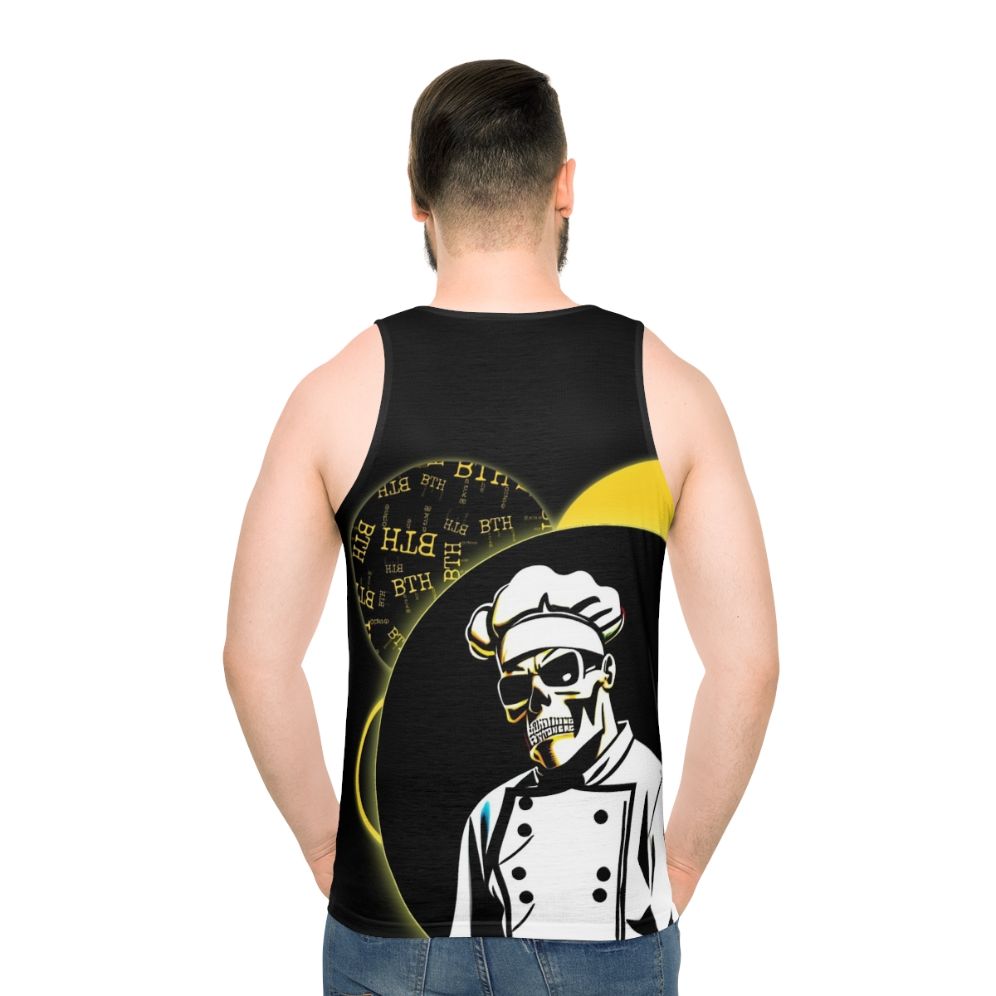 Badass Chef Unisex Cooking Tank Top - men back