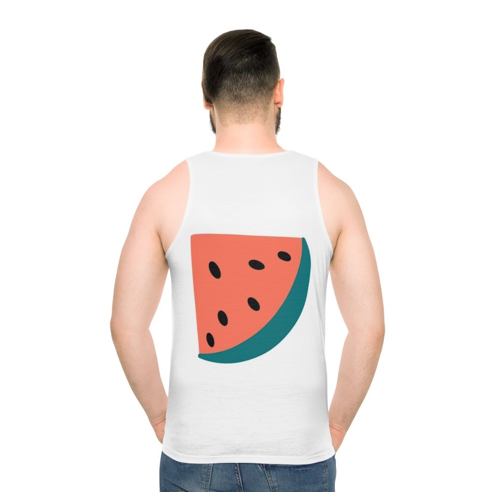 Fruits unisex tank top for music enthusiasts - men back