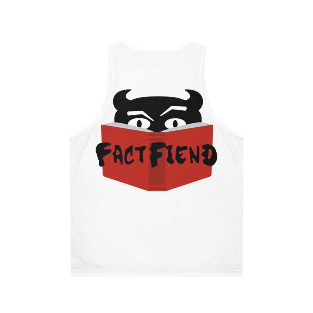 Fact Fiend Logo Unisex Tank Top - Back