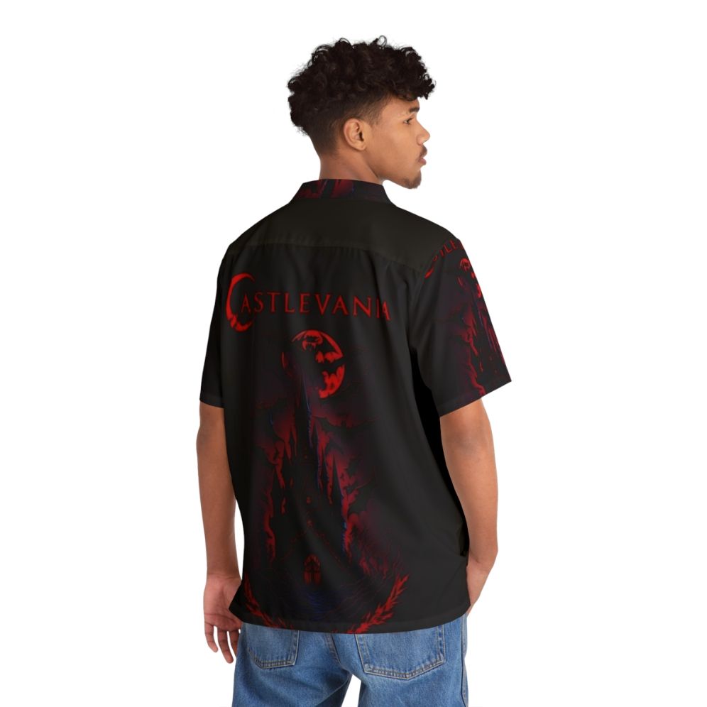 Castlevania Gothic Castle Inspired Hawaiian Shirt - People Back