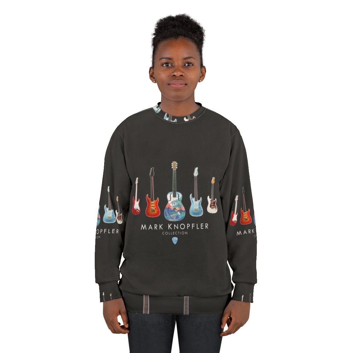 Esencial Sweatshirt with Dire Straits Vintage Music Design - women