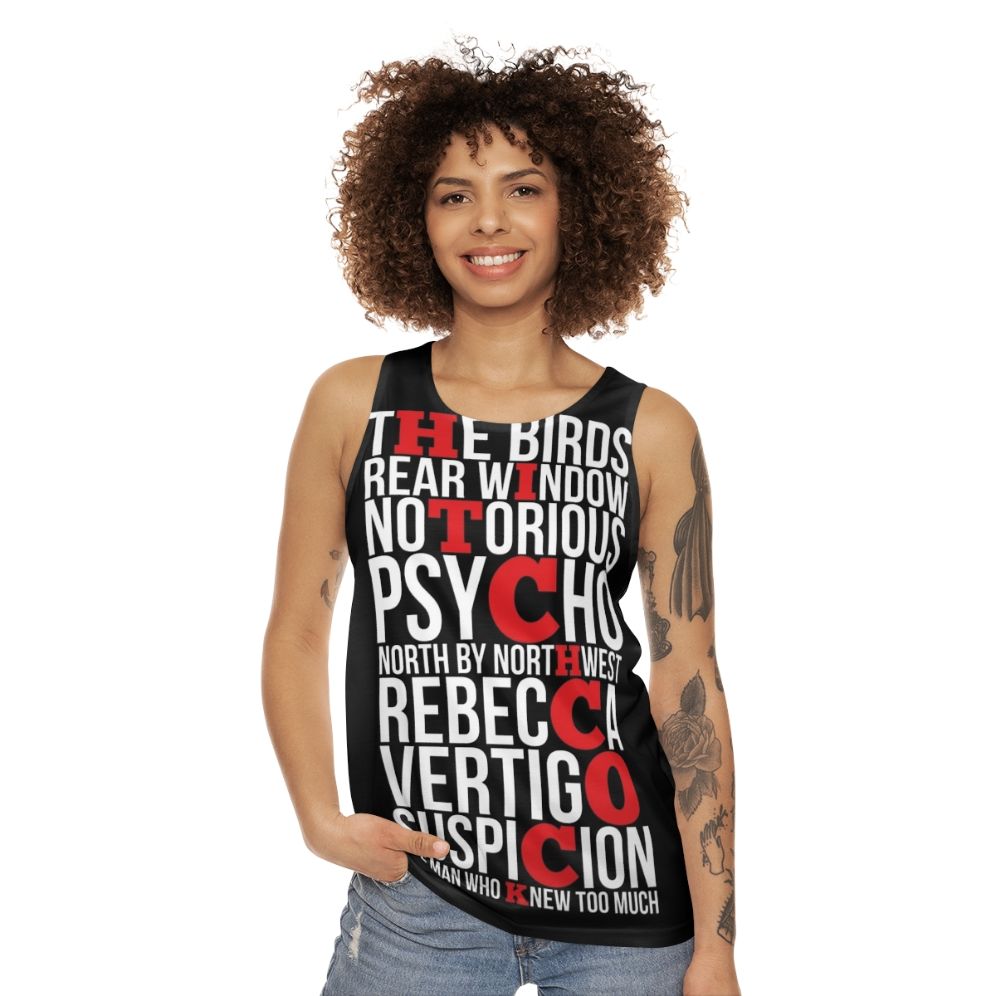 Alfred Hitchcock Unisex Tank Top - women