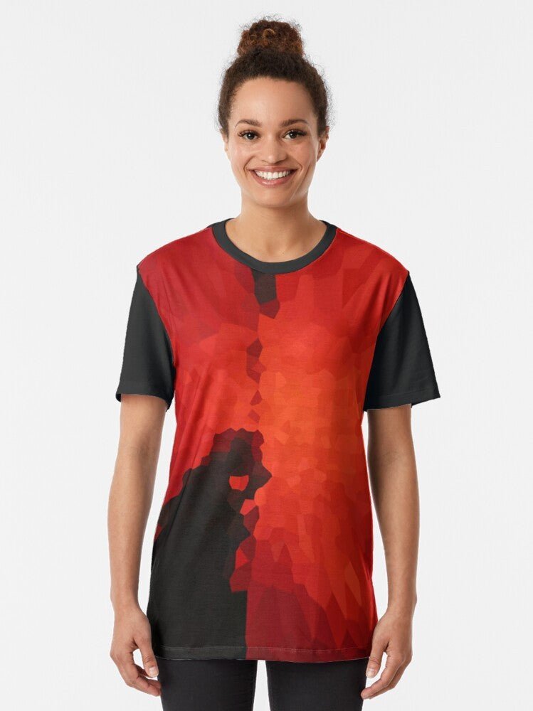 U2 "Under a Blood Red Sky" graphic t-shirt featuring the iconic concert cover art - Women