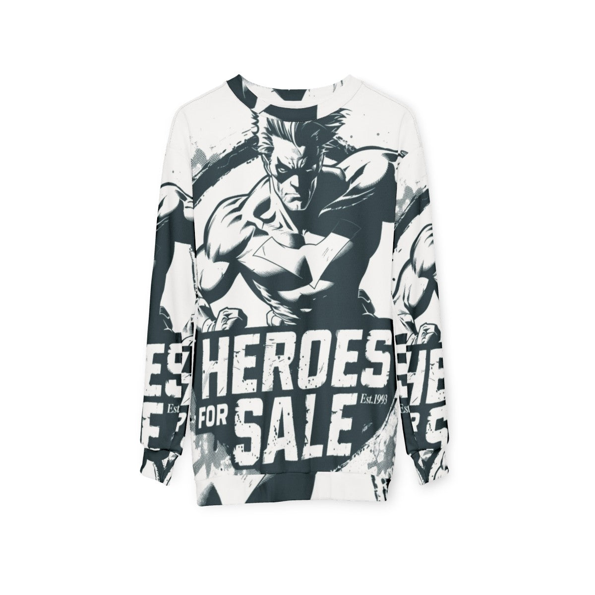 Classic Heroes for Sale Transparent Sweatshirt - hanging