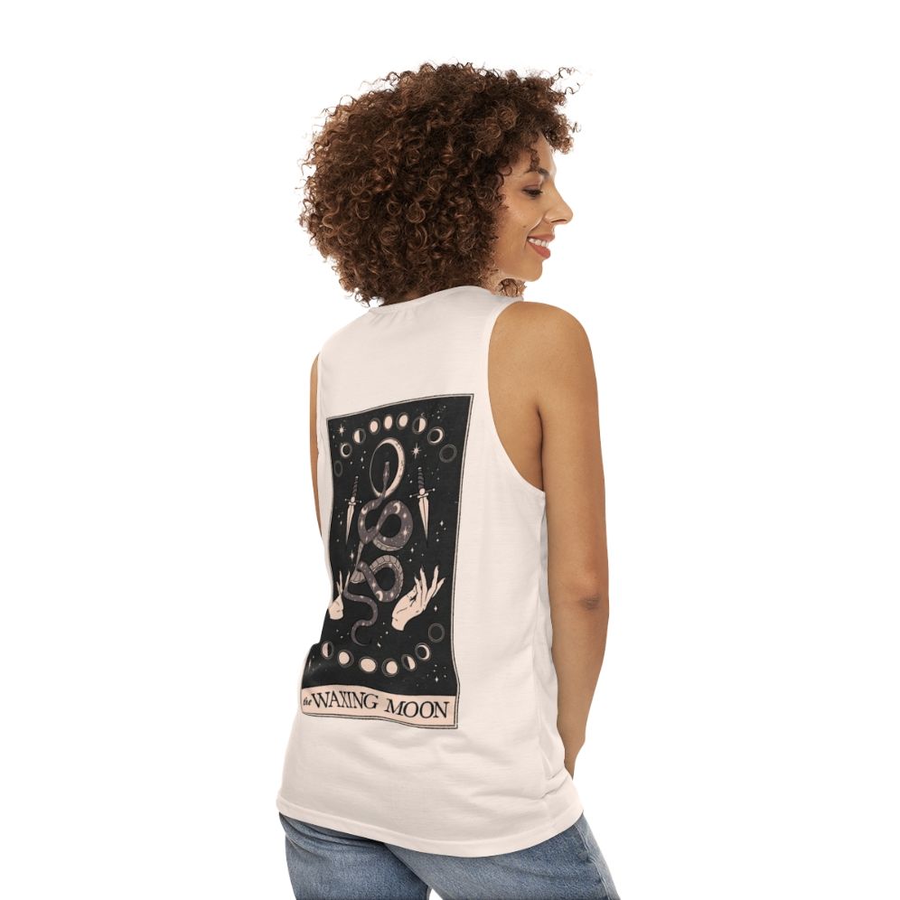 Waxing Moon Unisex Magical Tank Top - women back