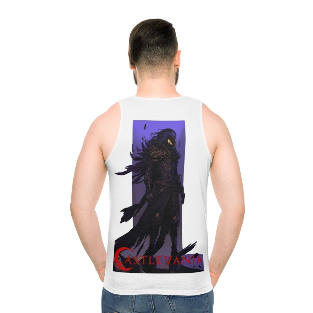 Castlevania Striga Armour Unisex Tank Top - men back