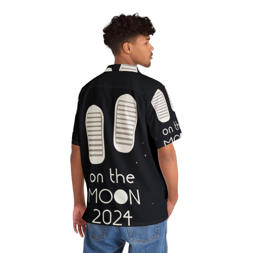 Boots On The Moon 2024 Space Force Netflix Comedy Hawaiian Shirt - People Back