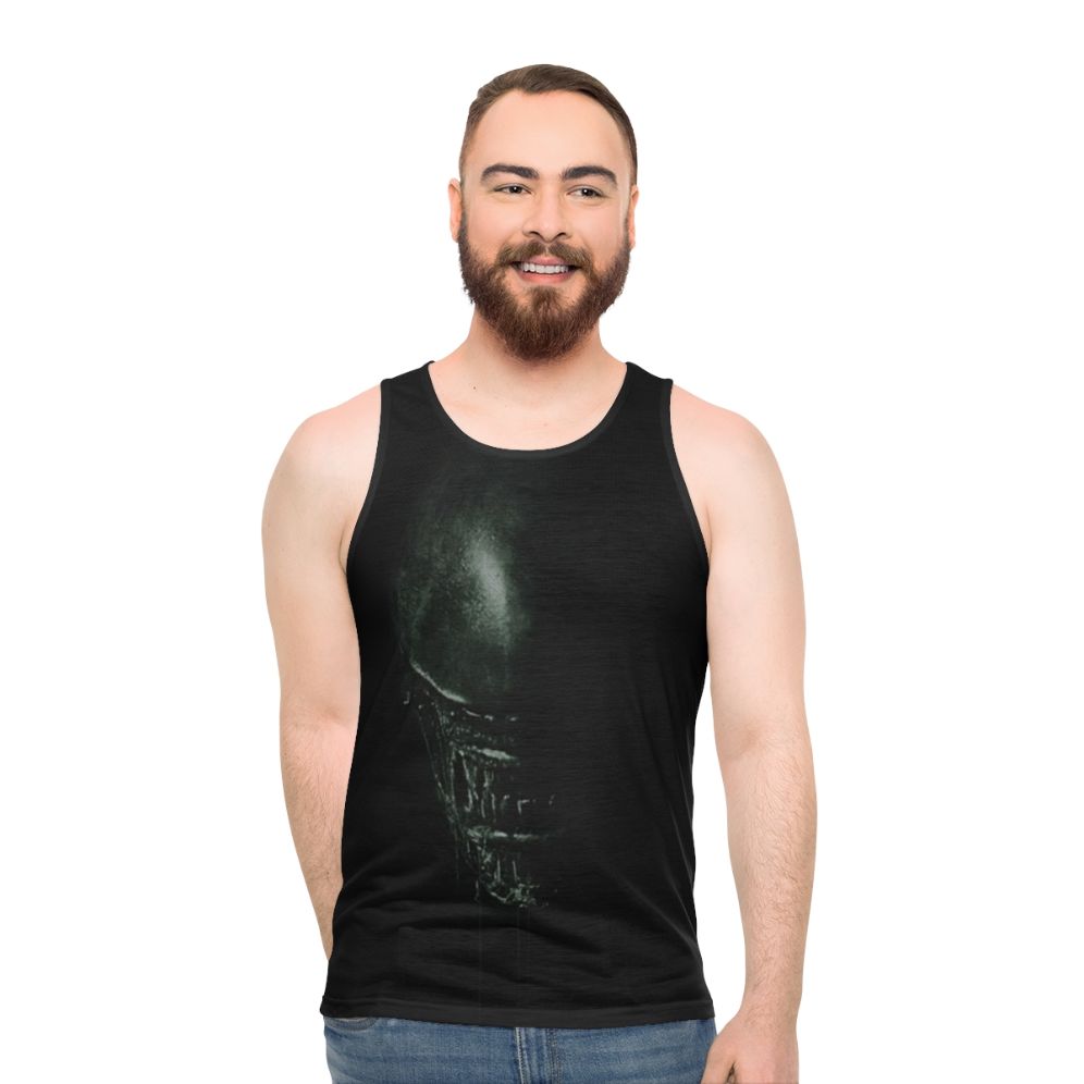 Alien Minimalist Unisex Tank Top - men