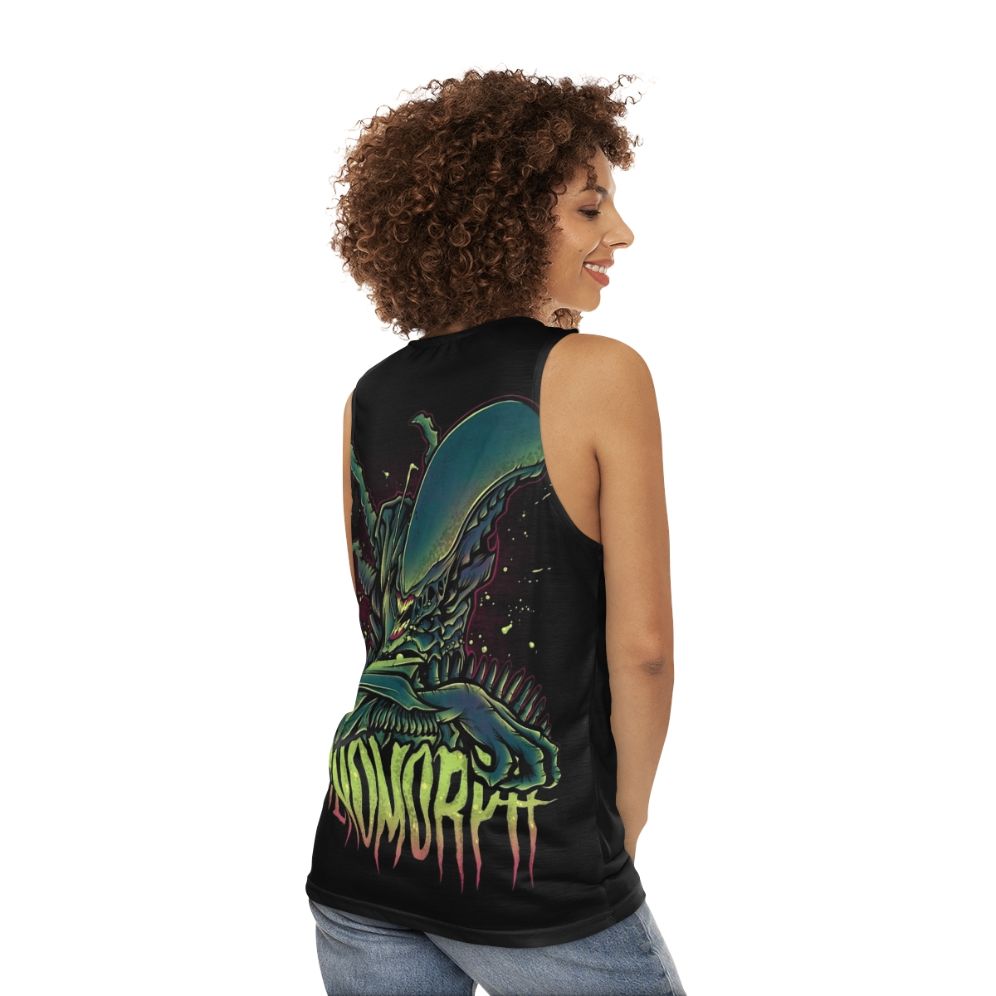 Xenomorph Unisex Tank Top - women back