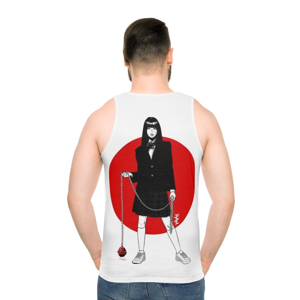 Gogo Yubari Unisex Tank Top - men back