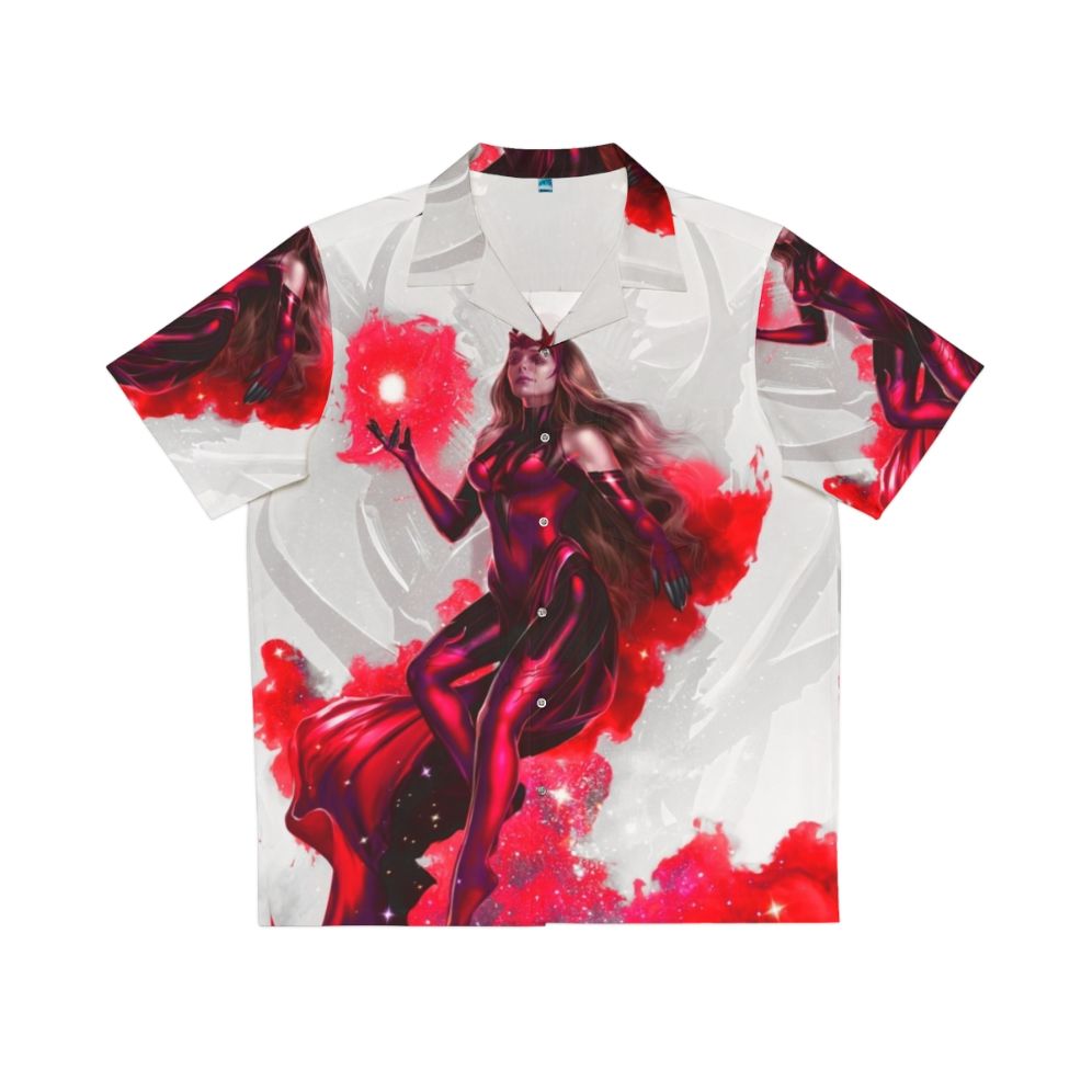 Red magical reborn Hawaiian shirt for fantasy cosplay