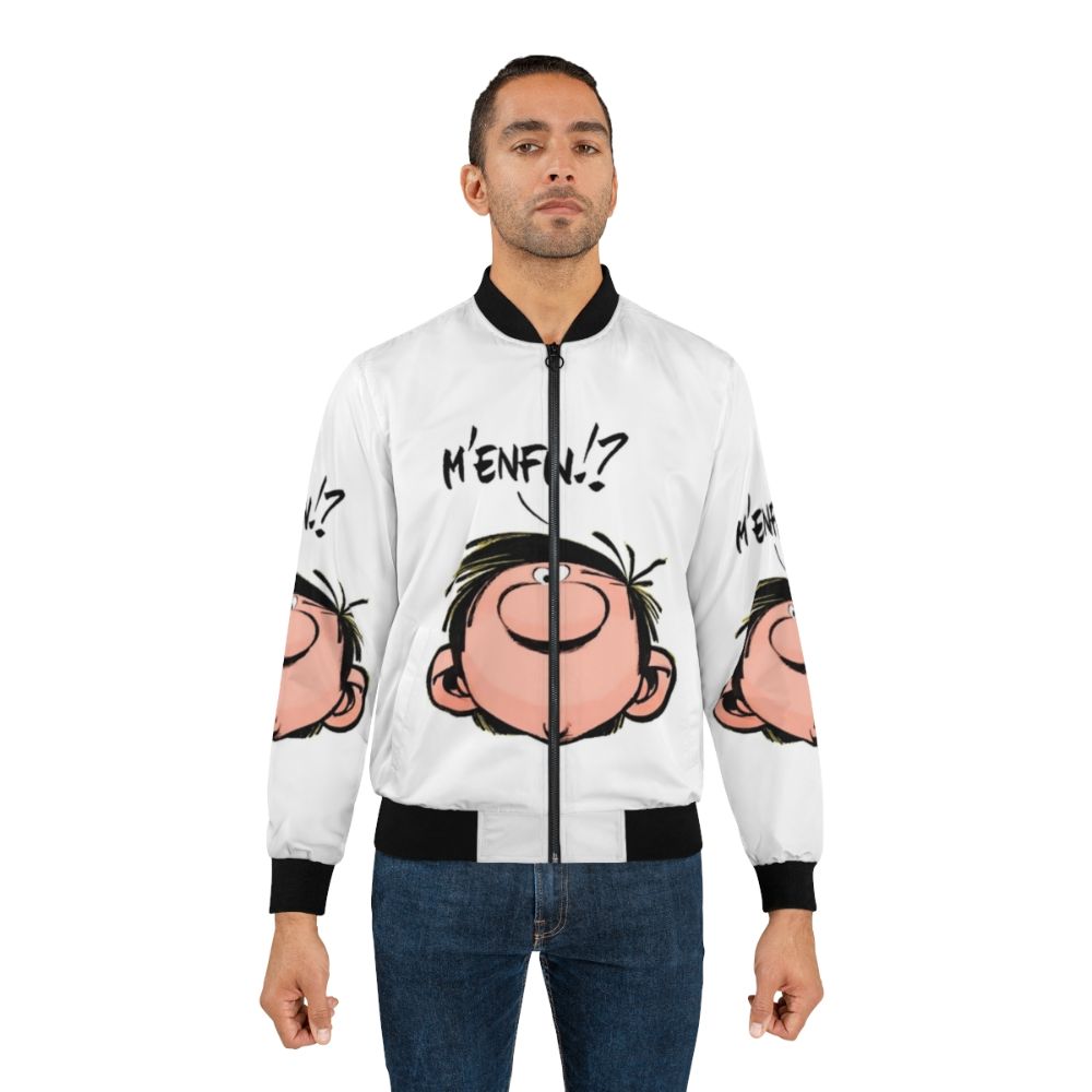 Gaston Lagaffe Spirou Cartoon Bomber Jacket - Lifestyle