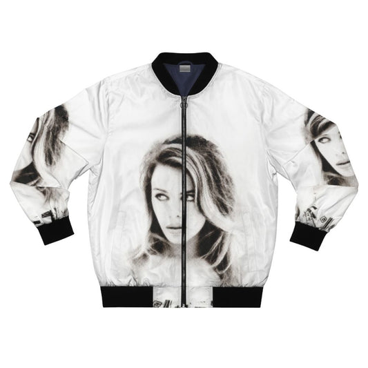 Kylie Bomber Jacket with "Let's Get To It" print