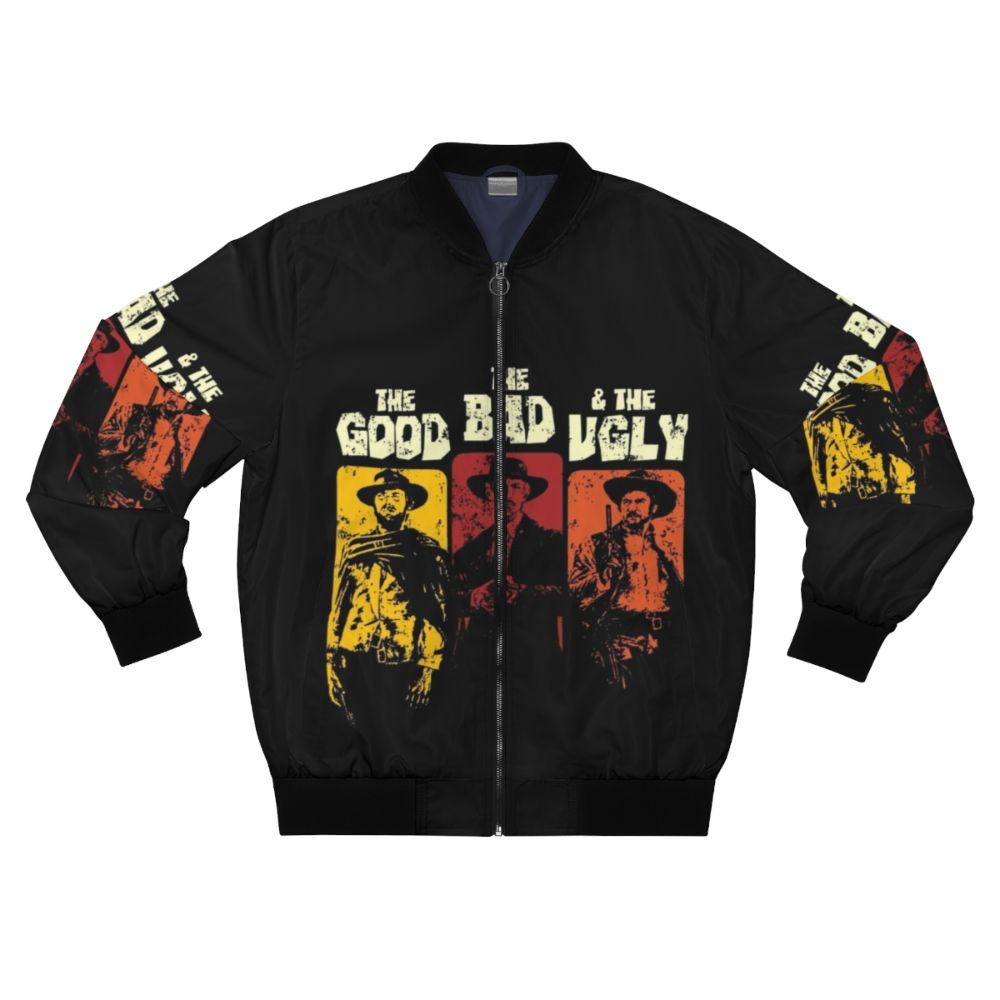 Vintage bomber jacket inspired by the classic film "The Good, The Bad, and The Ugly"