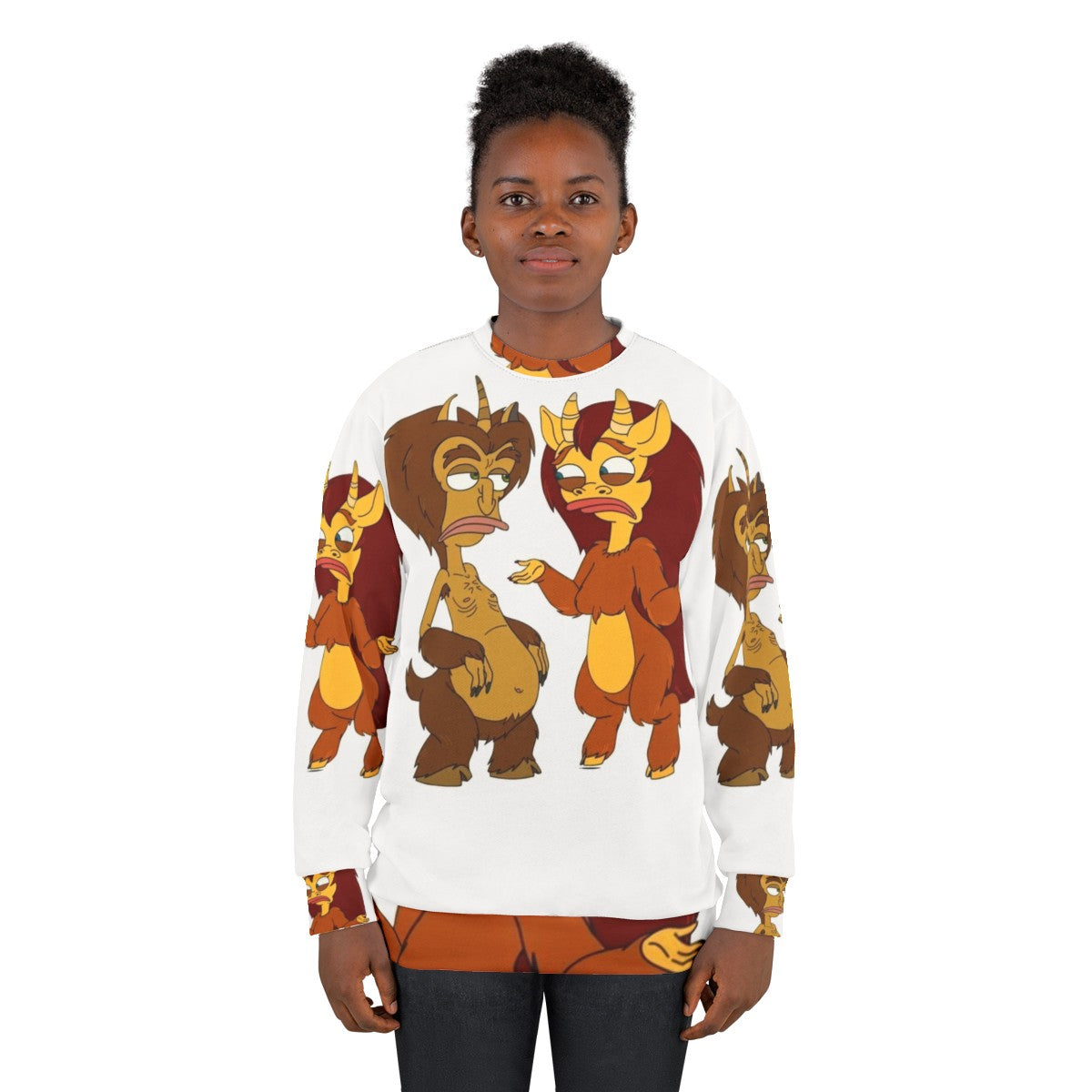 Big Mouth Netflix Fan Art Sweatshirt - women