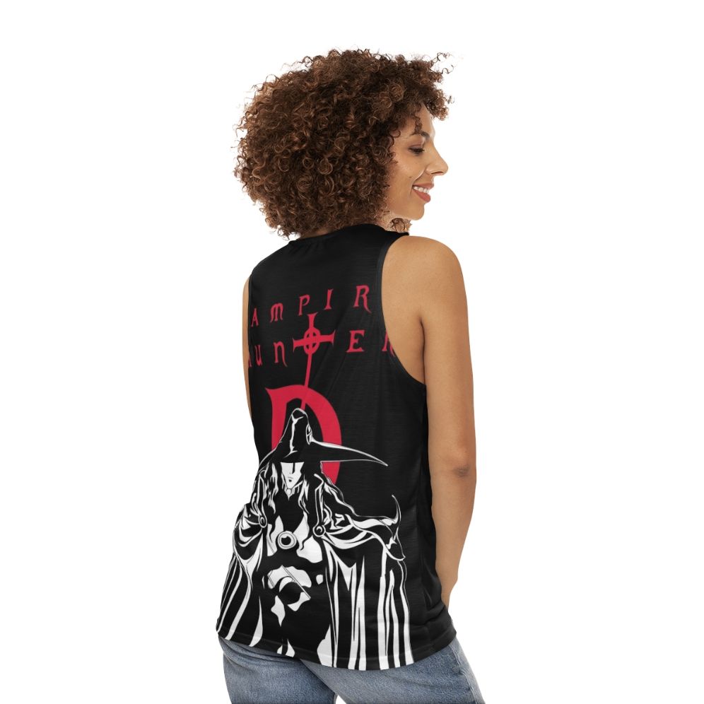 Vampire Hunter D Anime Manga Horror Unisex Tank Top - women back