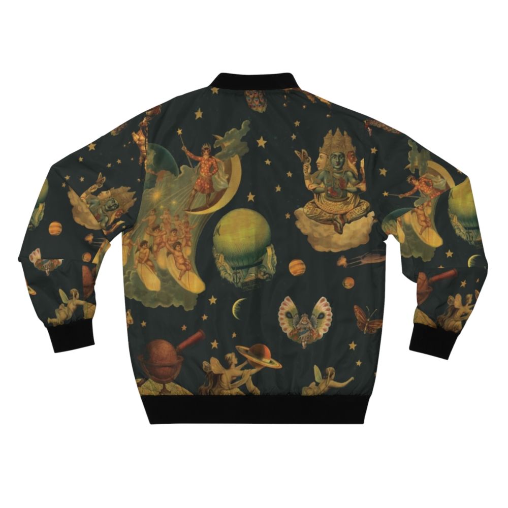 Mellon Collie Buddha Cover Art Bomber Jacket with grunge and butterfly design - Back