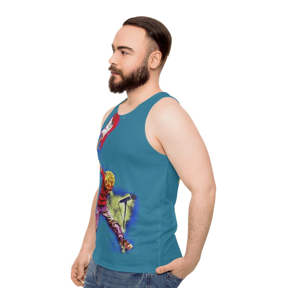 90s grunge music unisex tank top - men side