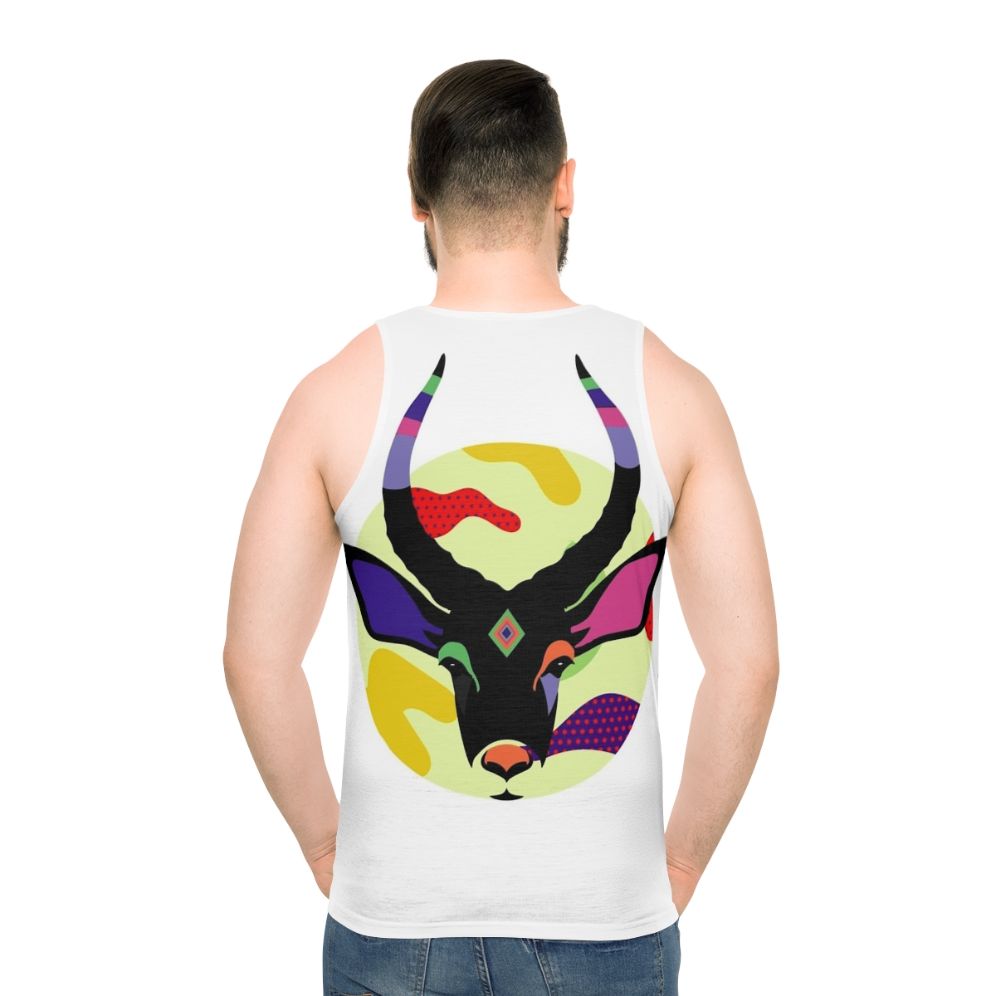 Impala Unisex Retro Tank Top - men back