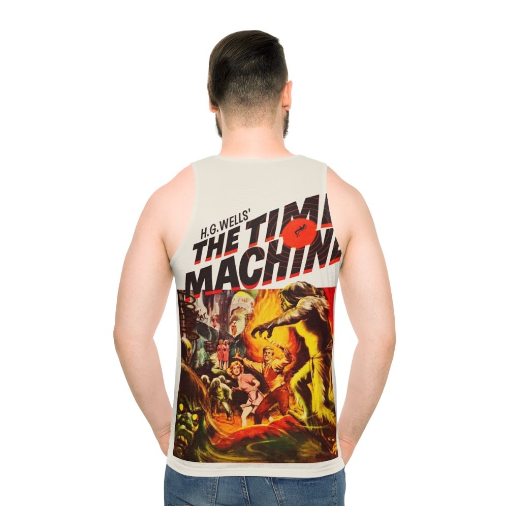 The Time Machine Unisex Retro Cult Classic Sci-Fi Tank Top - men back