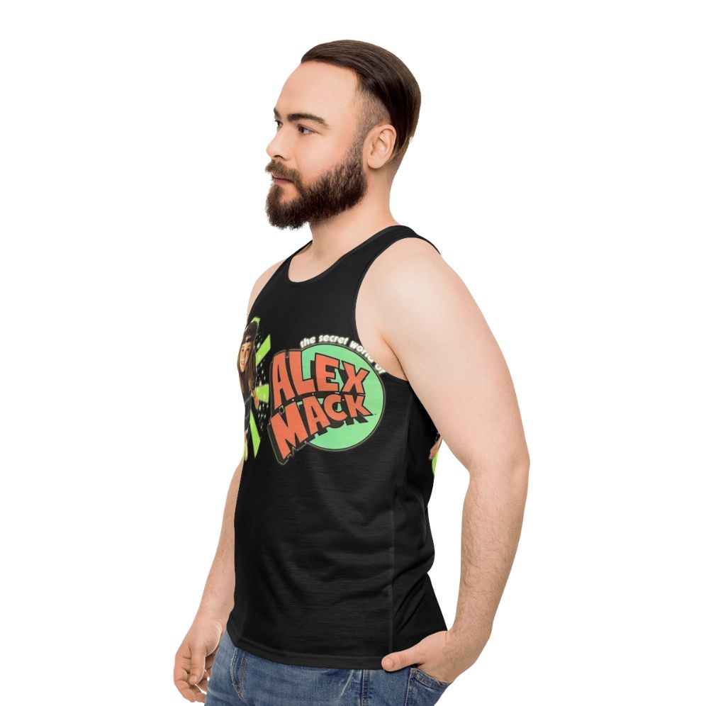 Alex Mack 90s Nickelodeon Unisex Tank Top - men side