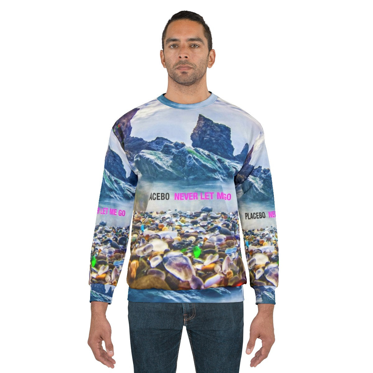 Never Let Me Go Music Band Landscape Sweatshirt - men