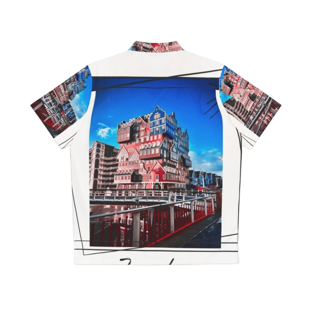 Zaandam City in Holland Hawaiian Shirt - Back