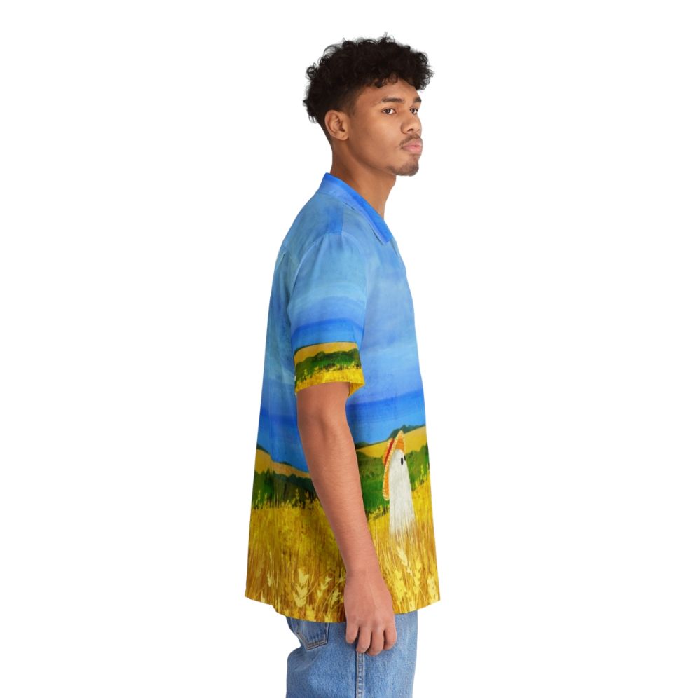 Haunted wheat field Hawaiian ghost shirt - People Pight