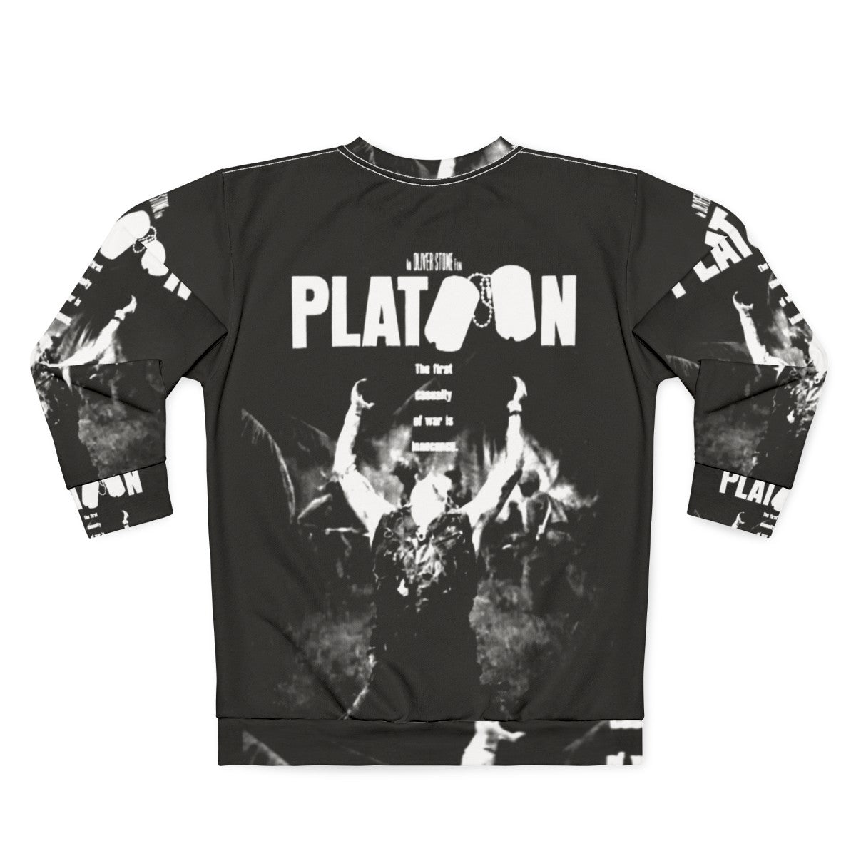 Platoon Vietnam War Sweatshirt - Back