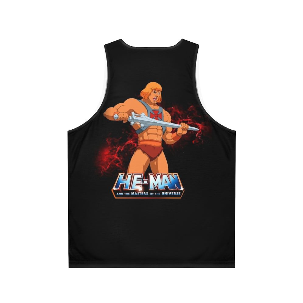 Retro 80s He-Man Masters of the Universe Movies Unisex Tank Top - Back