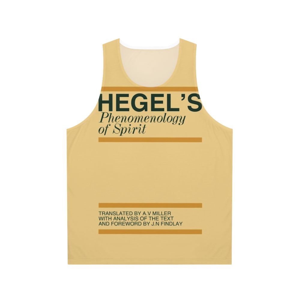 Hegel's Phenomenology of Spirit Unisex Tank Top