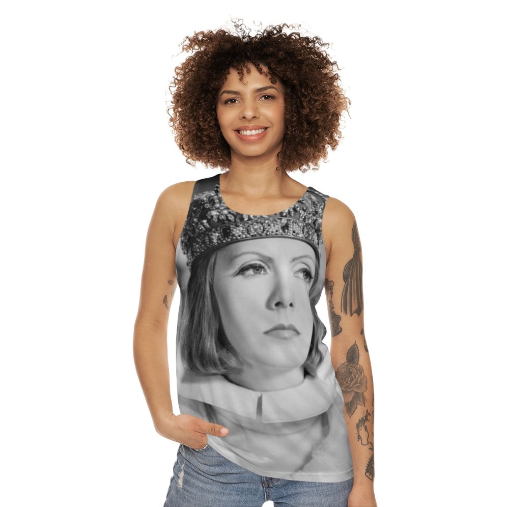 Greta Garbo unisex tank top - women