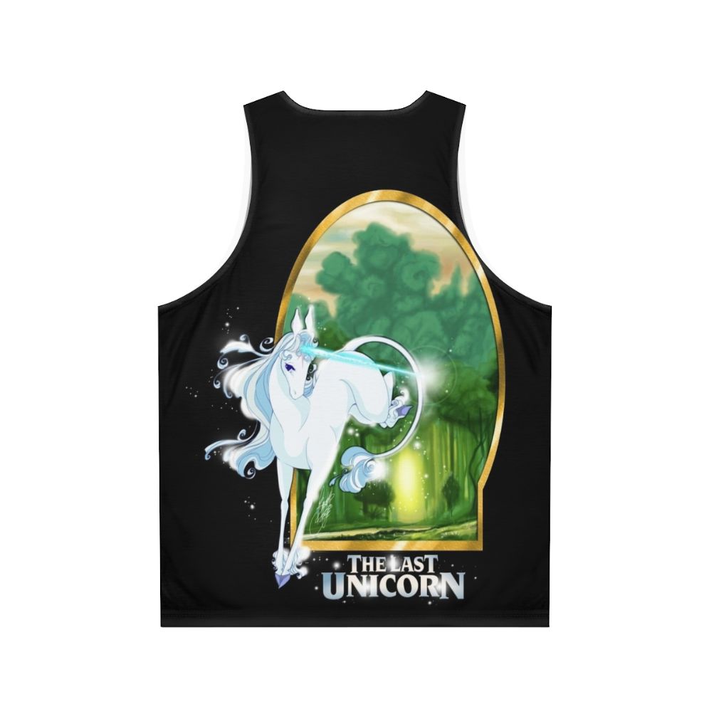 Unisex 'The Last Unicorn' fantasy movie tank top - Back