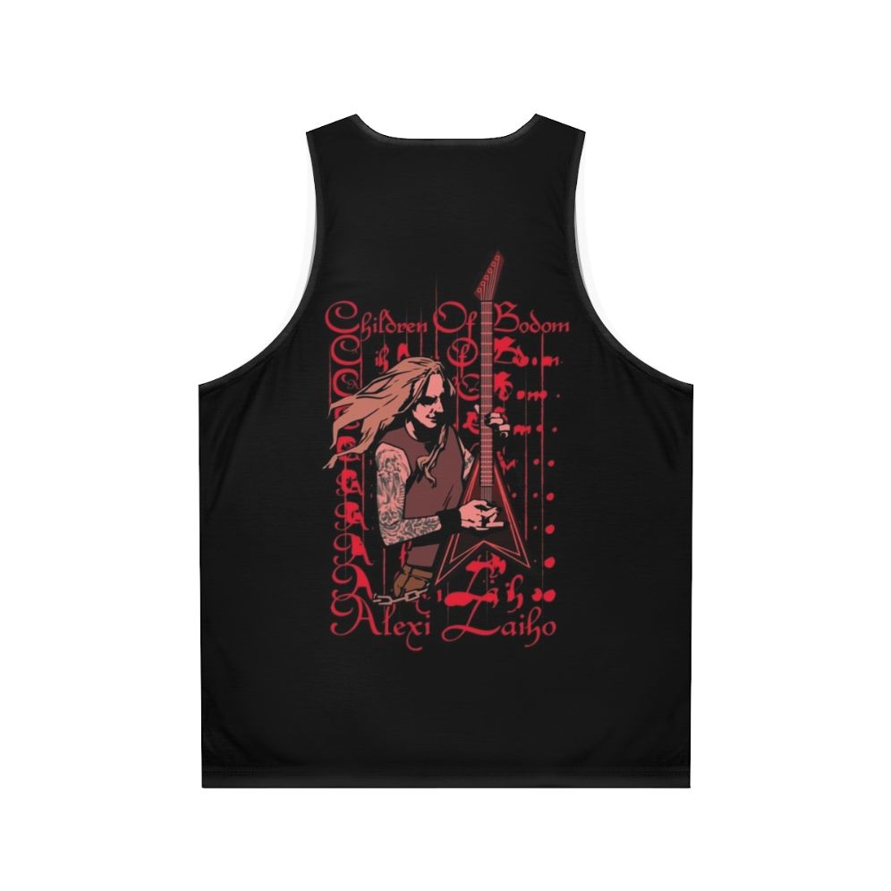 Alexi Laiho Tribute Unisex Metal Tank Top - Back