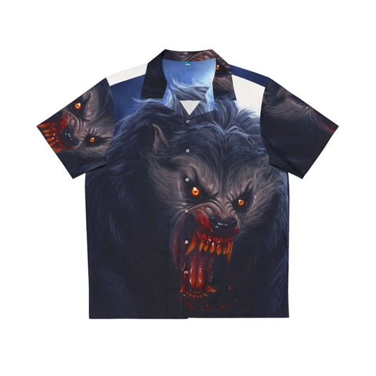 Howling Werewolf Hawaiian Shirt