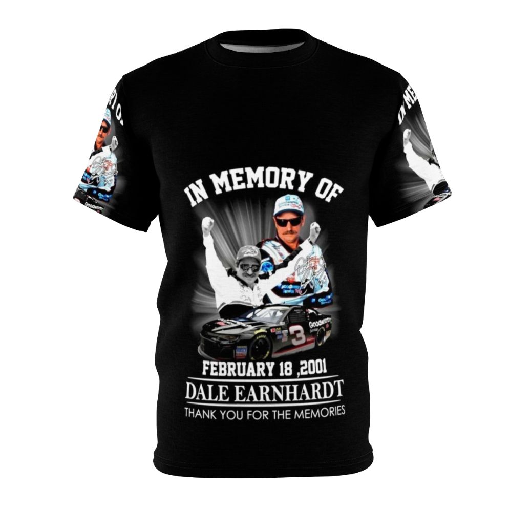 Commemorative t-shirt honoring the memory of NASCAR legend Dale Earnhardt