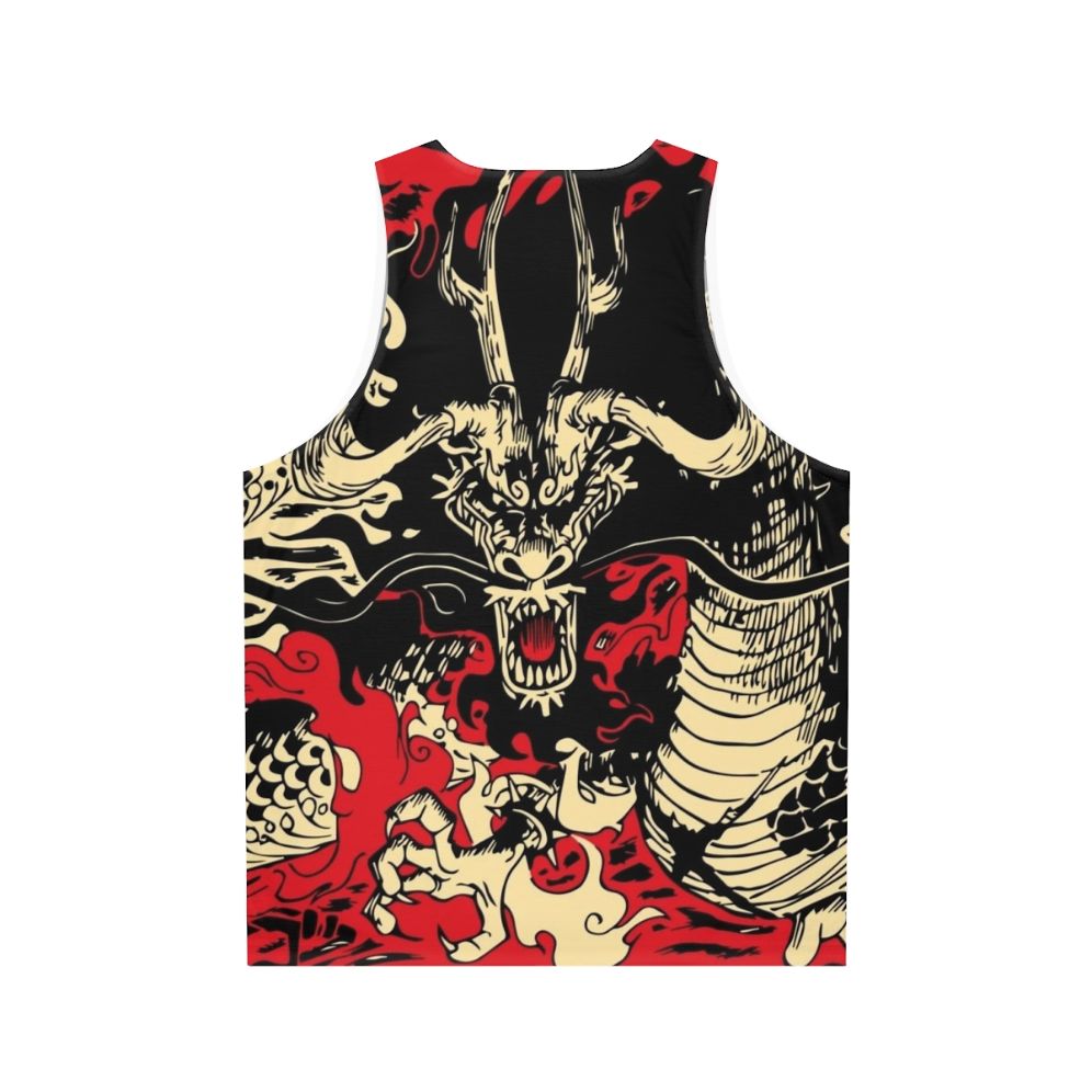 One Piece Kaido The Dragon Unisex Tank Top - Back